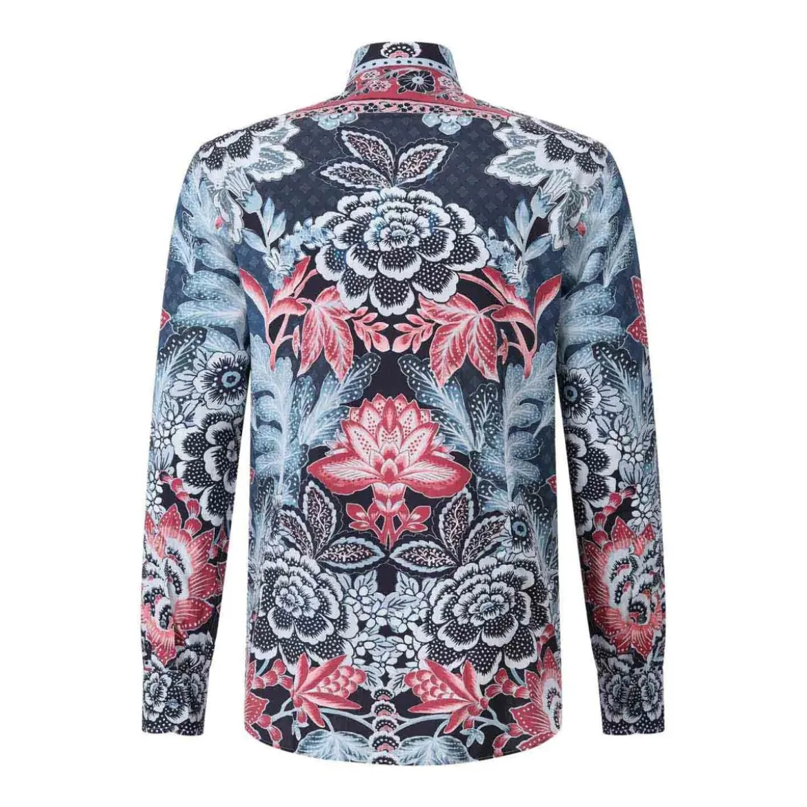 Etro Hemd mit Blumenprint blau Hemd