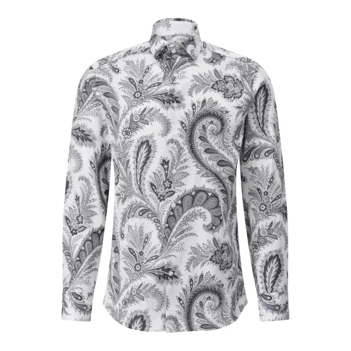 Etro Hemd mit Paisley-Muster grau Hemd