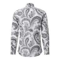 Etro Hemd mit Paisley-Muster grau Hemd
