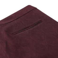 Etro Hose aus Woll-Mix rot Stoffhose