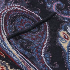 Etro Lange Strickjacke mit Gürtel mehrfarbig Strickjacke