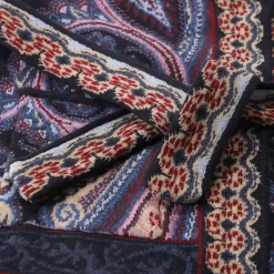 Etro Lange Strickjacke mit Gürtel mehrfarbig Strickjacke