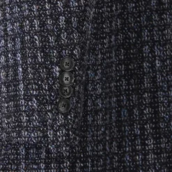 Etro Mantel aus Wolle blau Wollmantel