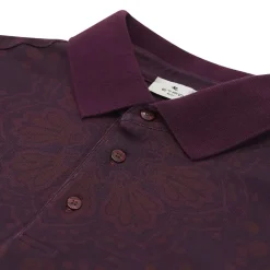 Etro Poloshirt mit Paisley-Muster blau Poloshirt