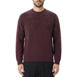 Etro Pullover aus Woll-Mix lila Pullover