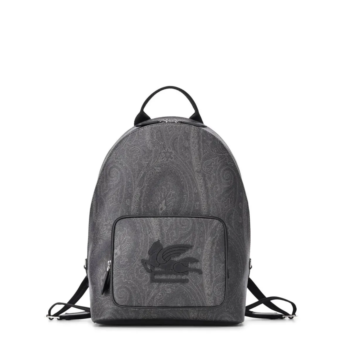Etro Rucksack mit Paisley-Muster schwarz Rucksack