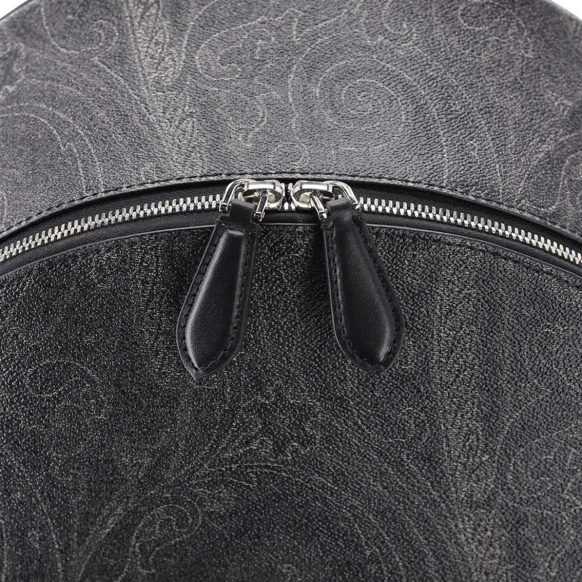 Etro Rucksack mit Paisley-Muster schwarz Rucksack