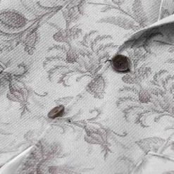 Etro Sakko mit floralem Muster grau Anzugjacke
