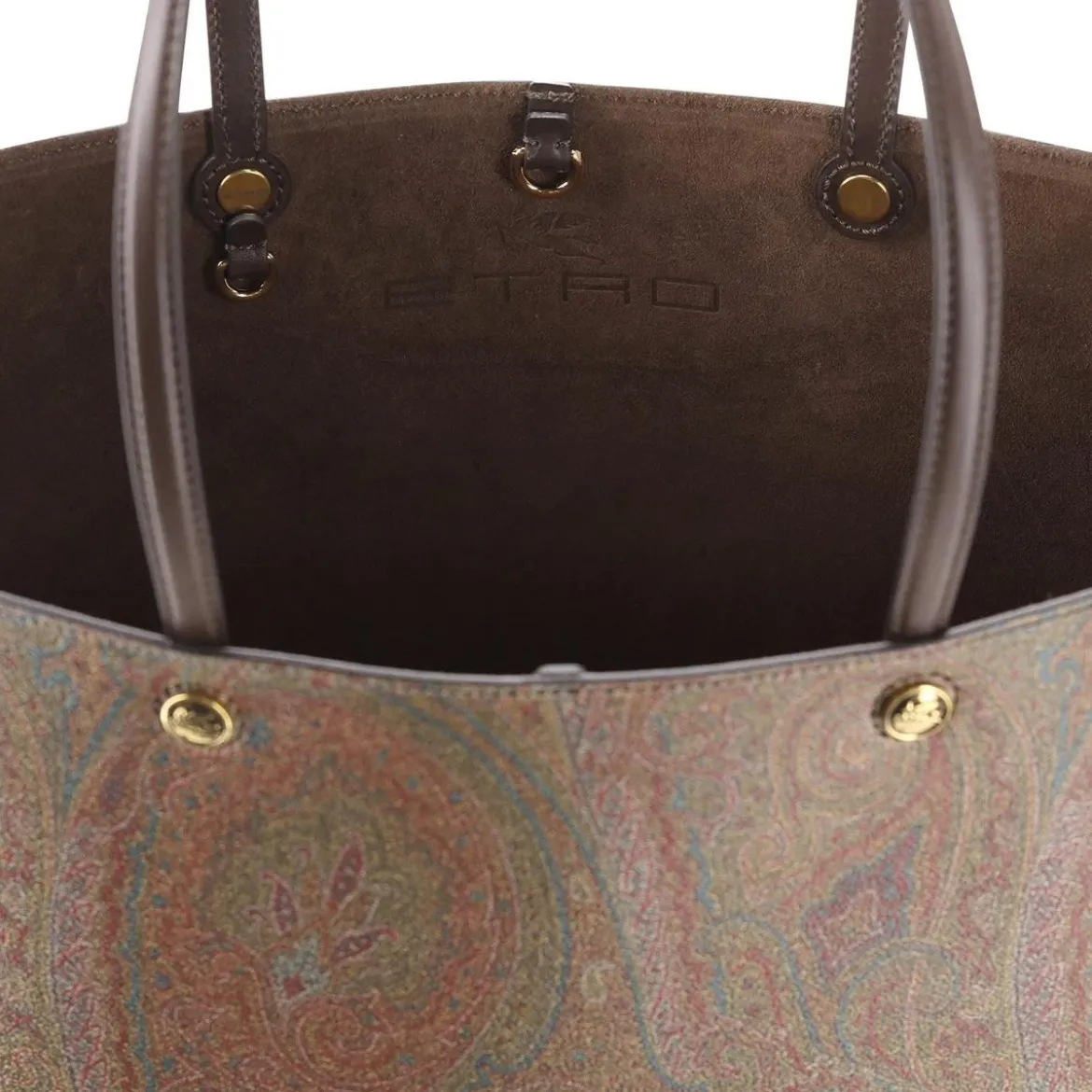 Etro Shopper mit Muster braun Shopper