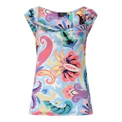 Etro Top mit Paisley-Muster mehrfarbig Top