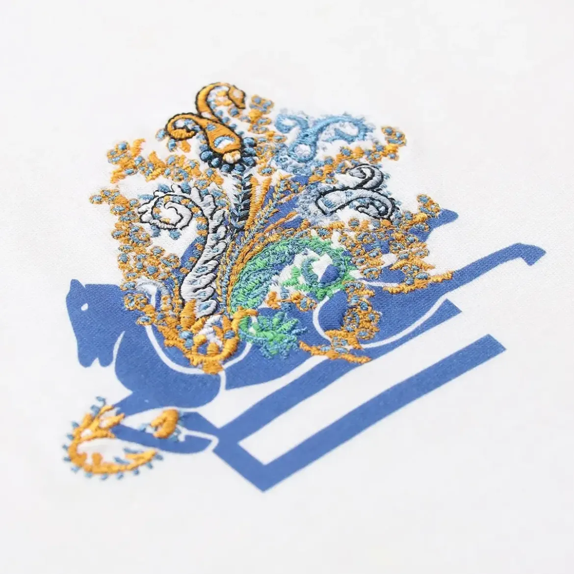 Etro T-Shirt aus Baumwolle weiß T-Shirt
