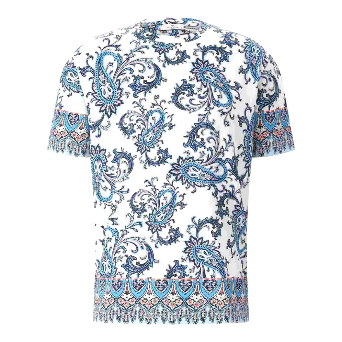Etro T-Shirt mit Paisley-Muster mehrfarbig T-Shirt