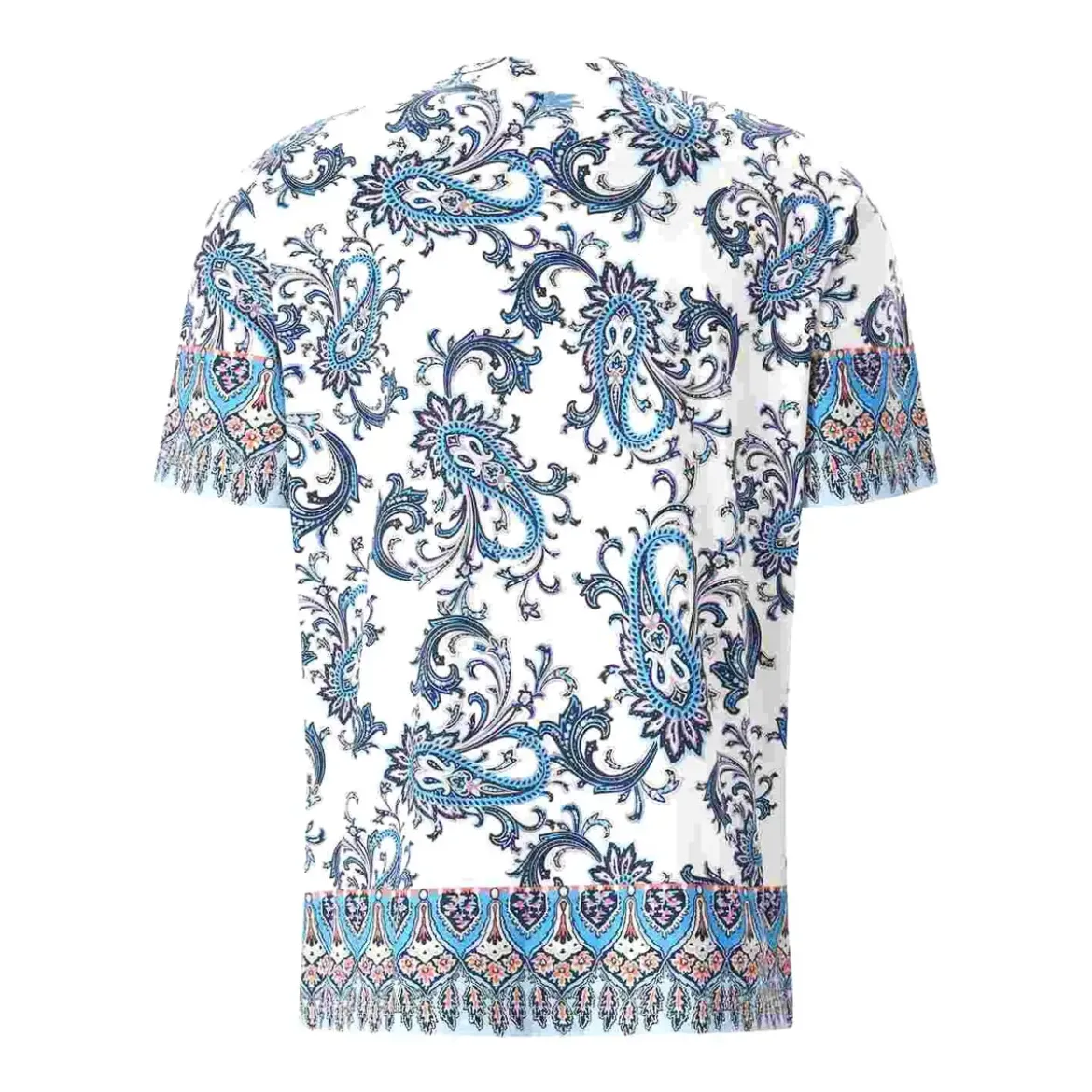 Etro T-Shirt mit Paisley-Muster mehrfarbig T-Shirt