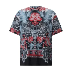 Etro T-Shirt mit Paisley-Muster blau T-Shirt