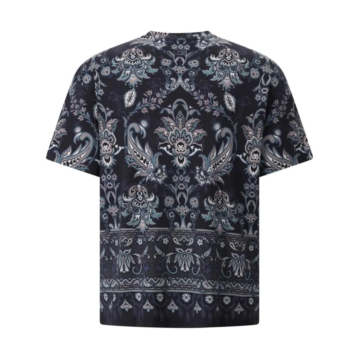 Etro T-Shirt mit Paisley-Muster blau T-Shirt