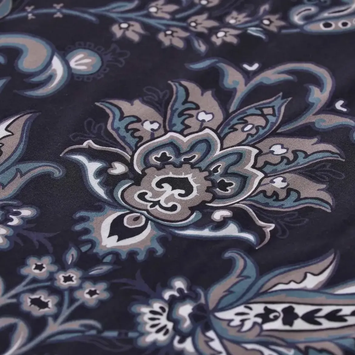 Etro T-Shirt mit Paisley-Muster blau T-Shirt