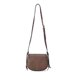 Etro Umhängetasche aus Leder braun Crossbody Bag