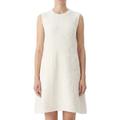 Fabiana Filippi Minikleid aus Baumwollmix weiß Minikleid