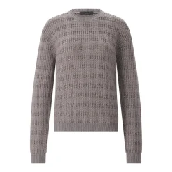 Fabiana Filippi Pullover aus Wolle-Alpaka-Mix grau Pullover