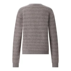 Fabiana Filippi Pullover aus Wolle-Alpaka-Mix grau Pullover
