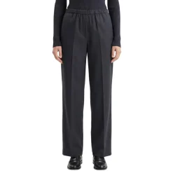 Fabiana Filippi Weite Stoffhose Trevi dunkelblau Stoffhose