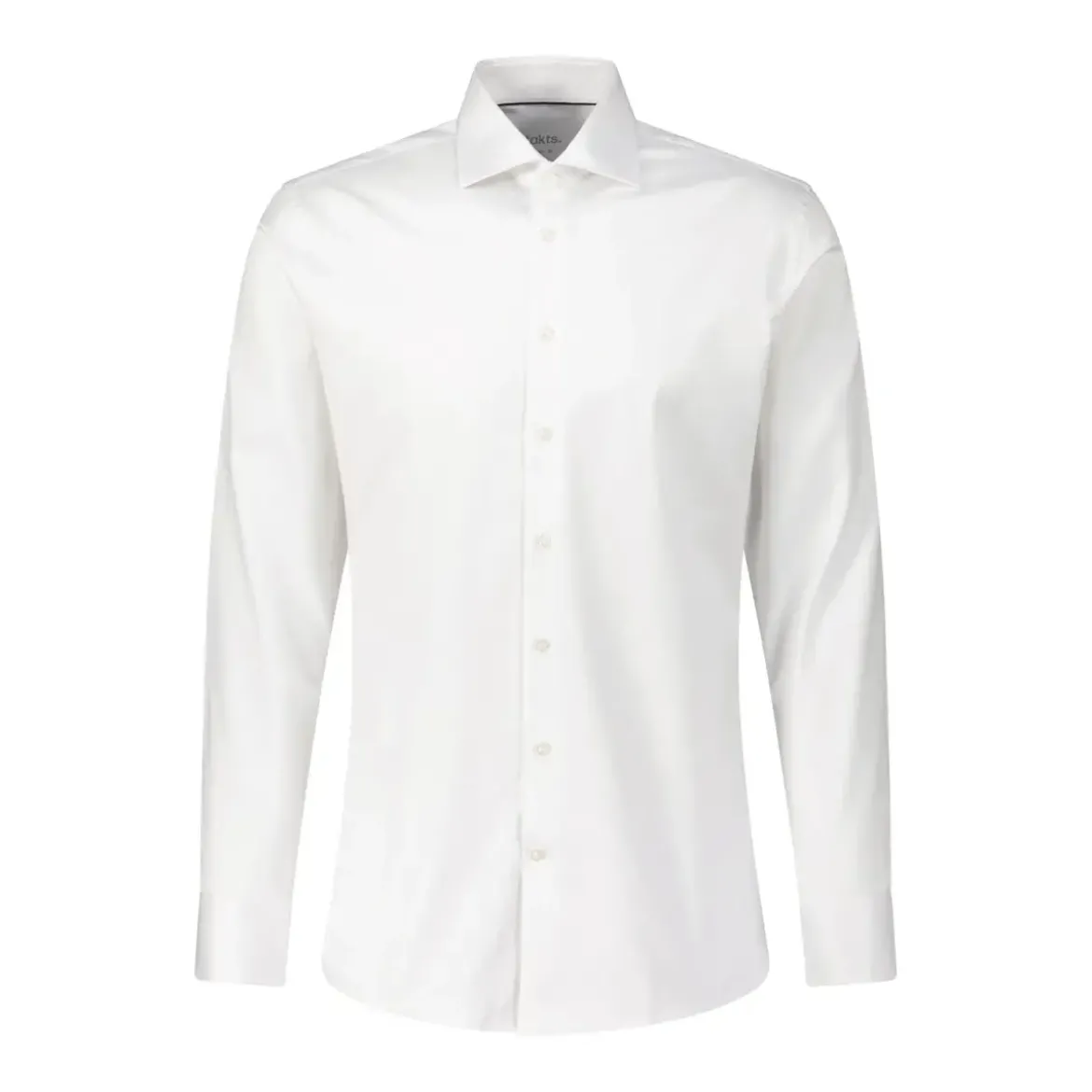 fakts Slim-Fit Hemd aus Baumwolle weiß Hemd