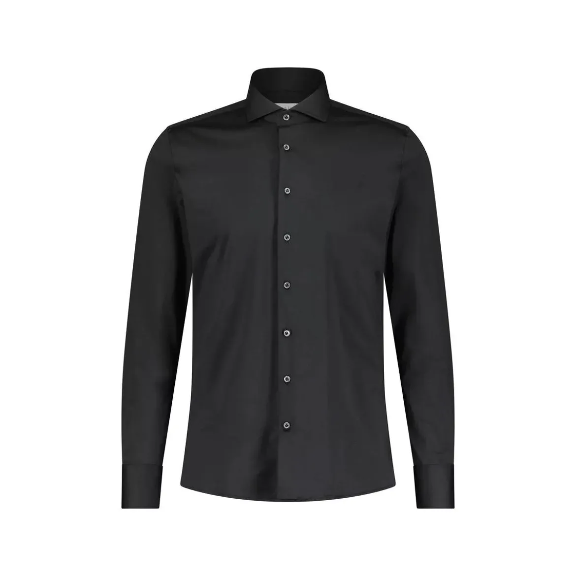 fakts Slim-Fit Hemd aus Jersey Dunkelblau Hemd