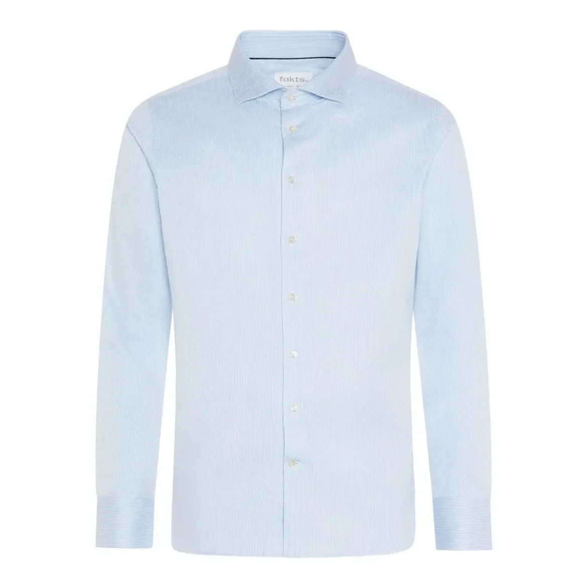 fakts Slim Fit Hemd mit Streifenmuster blau Hemd