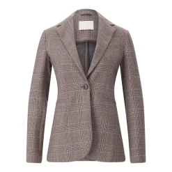 fashion Blazer aus Baumwoll-Mix braun Blazer