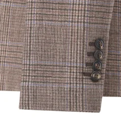 fashion Blazer aus Baumwoll-Mix braun Blazer