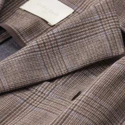 fashion Blazer aus Baumwoll-Mix braun Blazer