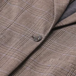 fashion Blazer aus Baumwoll-Mix braun Blazer