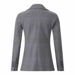 fashion Blazer aus Baumwoll-Mix grau Blazer
