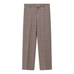 fashion Stoffhose aus Baumwoll-Mix braun Stoffhose