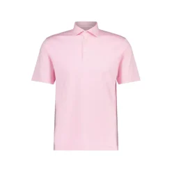 Fedeli Poloshirt aus Baumwolle Rosa Poloshirt