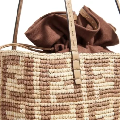 Fendi ShoppingRoll Paglia Bag Shopper