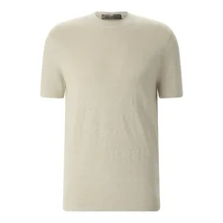 FILIPPO DE LAURENTIIS T-Shirt aus Leinenmix rot T-Shirt
