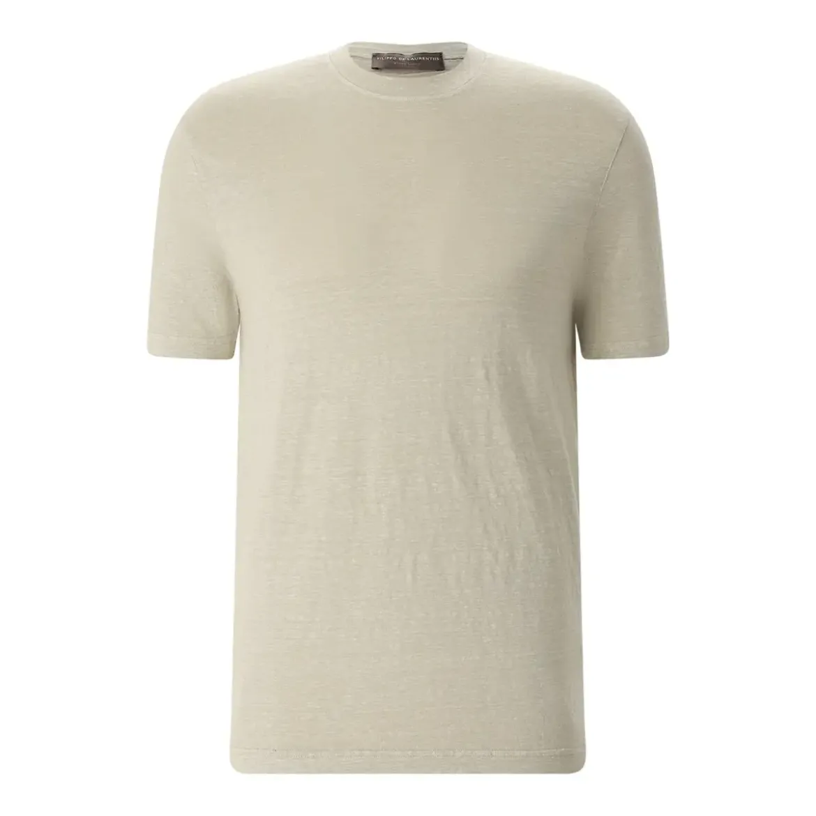 FILIPPO DE LAURENTIIS T-Shirt aus Leinenmix rot T-Shirt