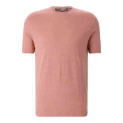 FILIPPO DE LAURENTIIS T-Shirt aus Leinenmix rot T-Shirt