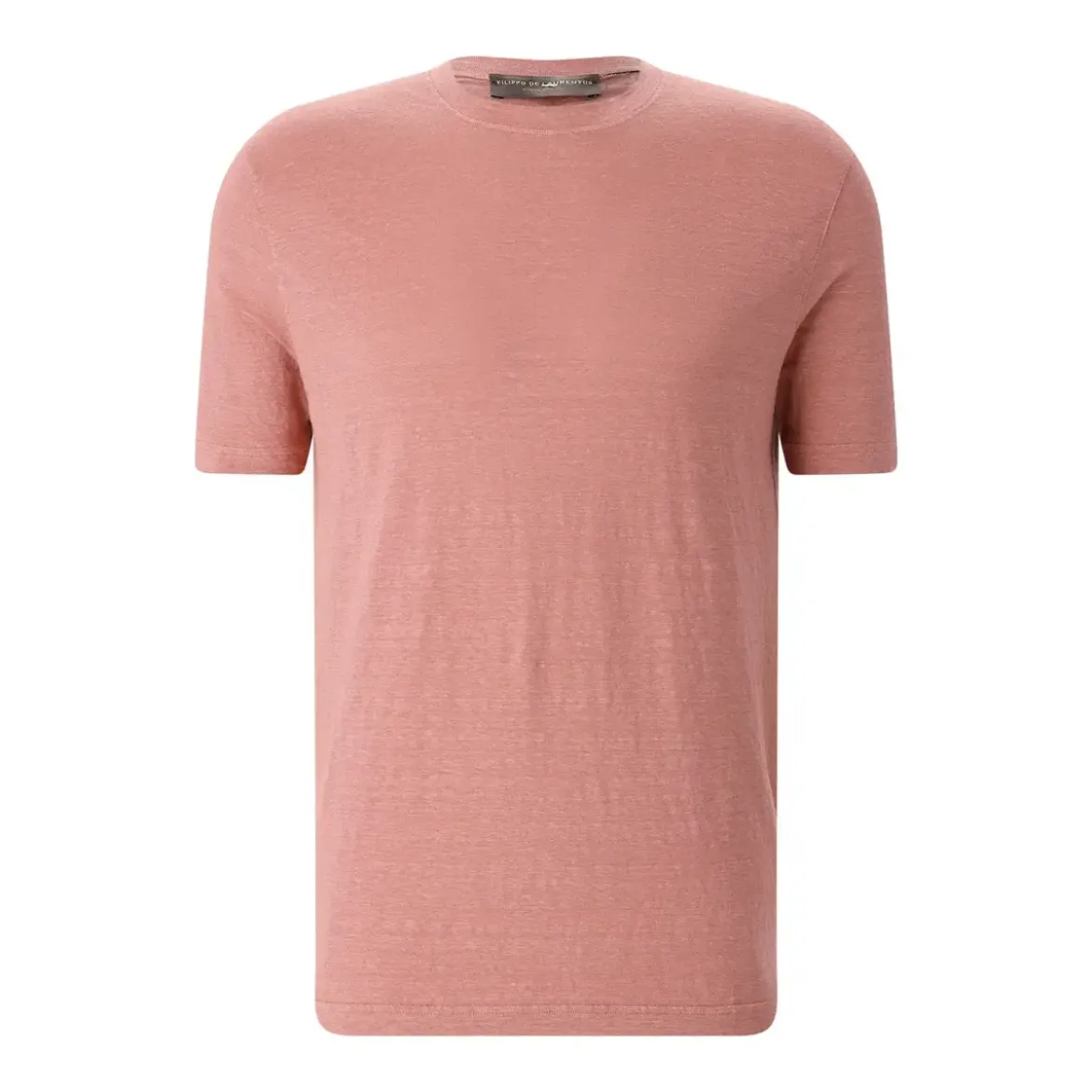 FILIPPO DE LAURENTIIS T-Shirt aus Leinenmix rot T-Shirt
