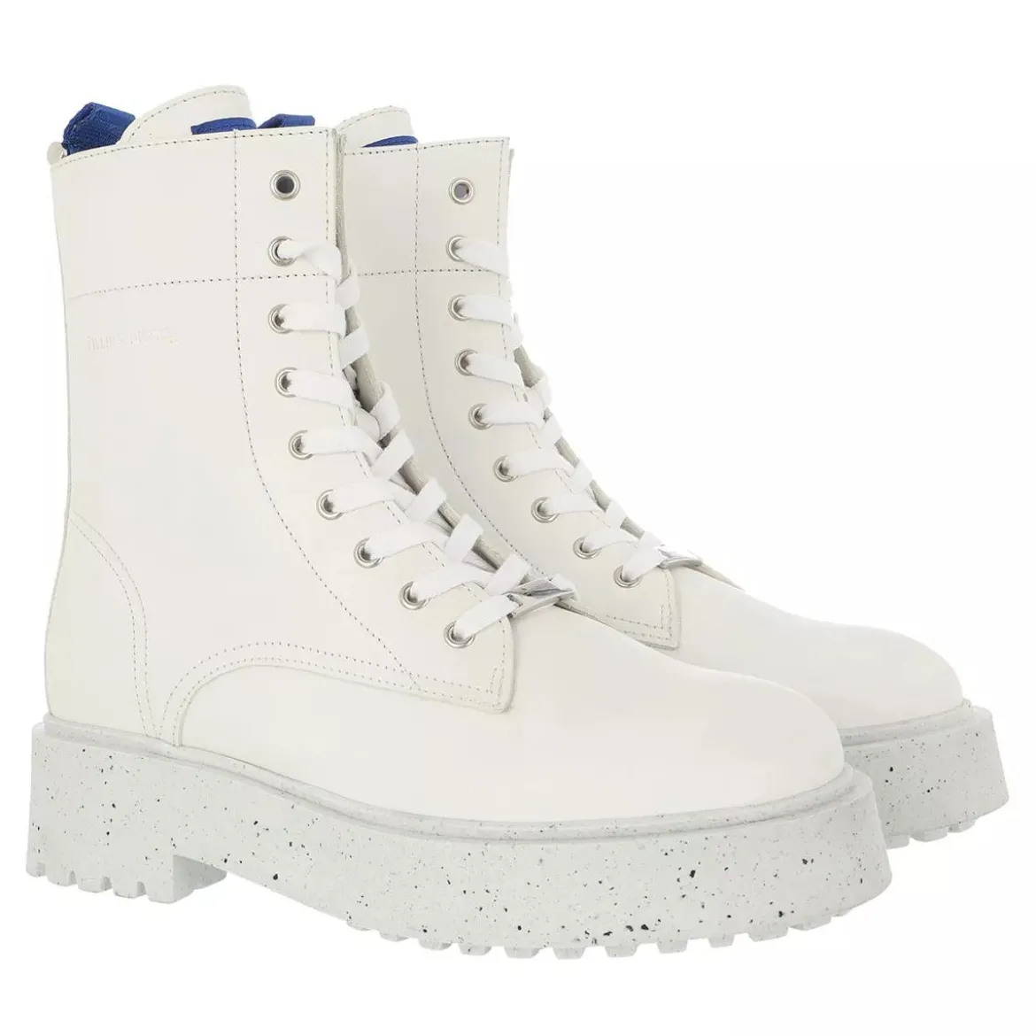 Filling Pieces Jenn Boot White Schnürstiefel