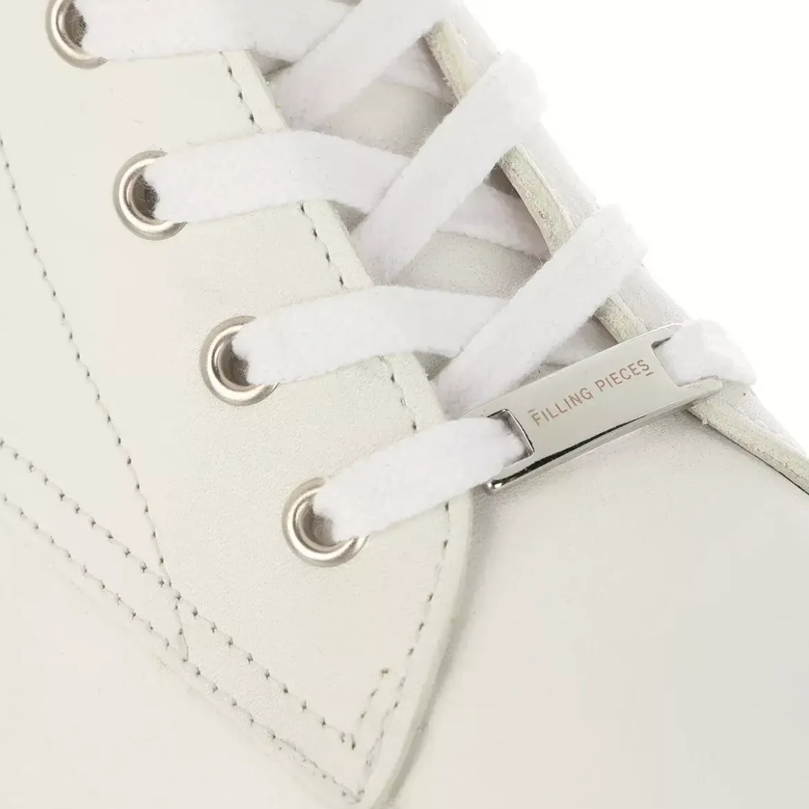 Filling Pieces Jenn Boot White Schnürstiefel