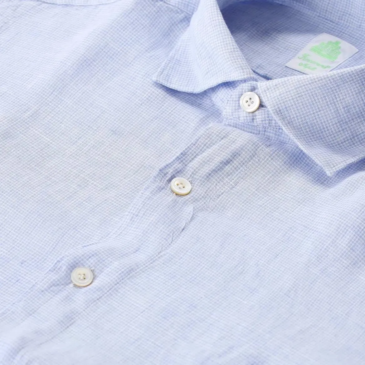 Finamore Hemd Luigi Tokyo blau Hemd