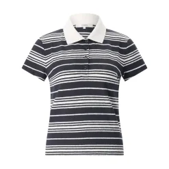FRAME Gestreiftes Poloshirt dunkelblau Poloshirt