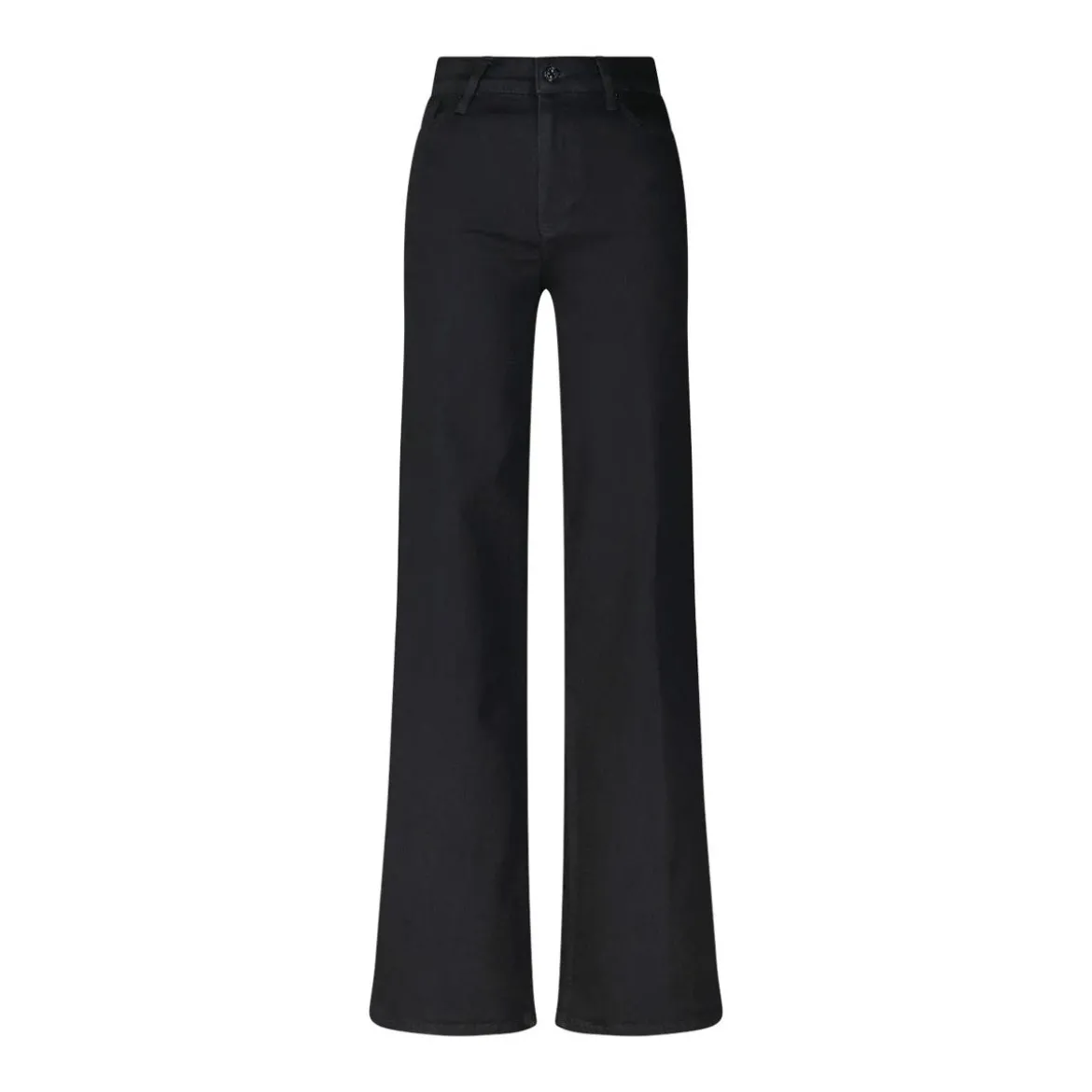 FRAME Jeans Le Slim Palazzo Long Schwarz Wide Leg Jeans