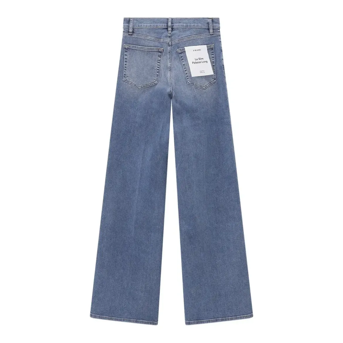 FRAME Jeans Le Slim Palazzo Long blau Wide Leg Jeans