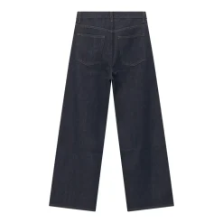FRAME Jeans The Off Duty Drawstring blau Wide Leg Jeans