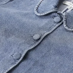 FRAME Kurze Jeansjacke blau Übergangsjacke