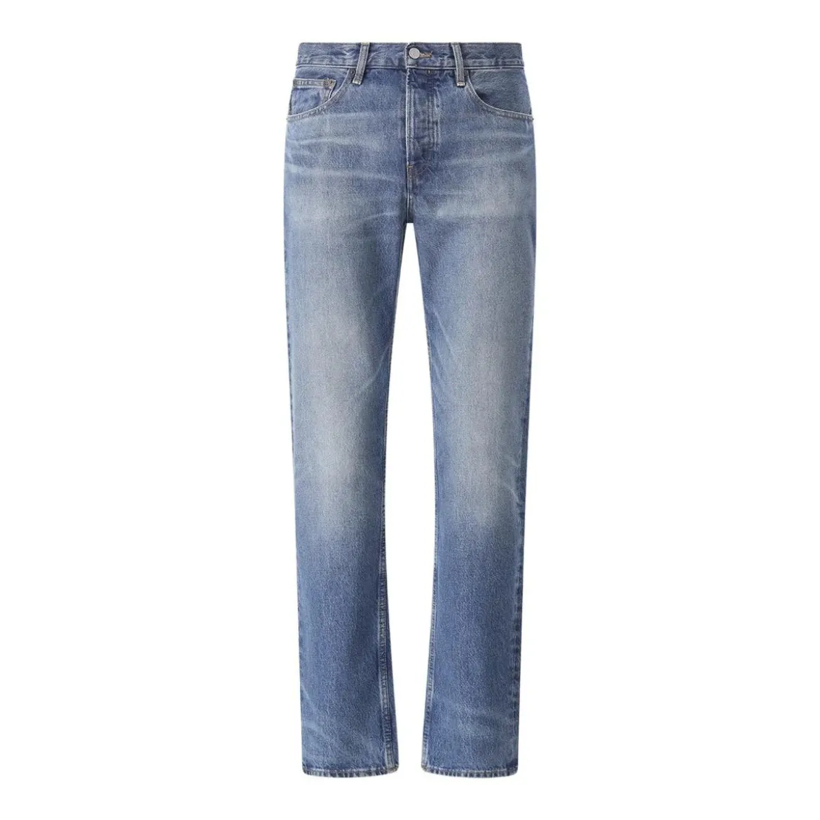 FRAME Mid-Rise Straight Jeans blau Straight Leg Jeans