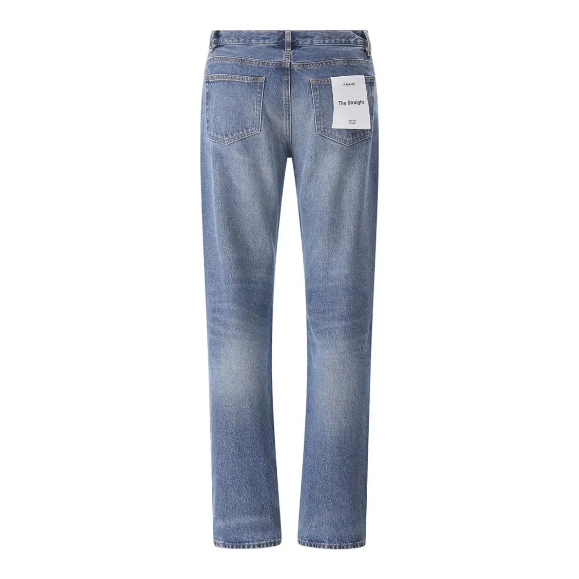 FRAME Mid-Rise Straight Jeans blau Straight Leg Jeans
